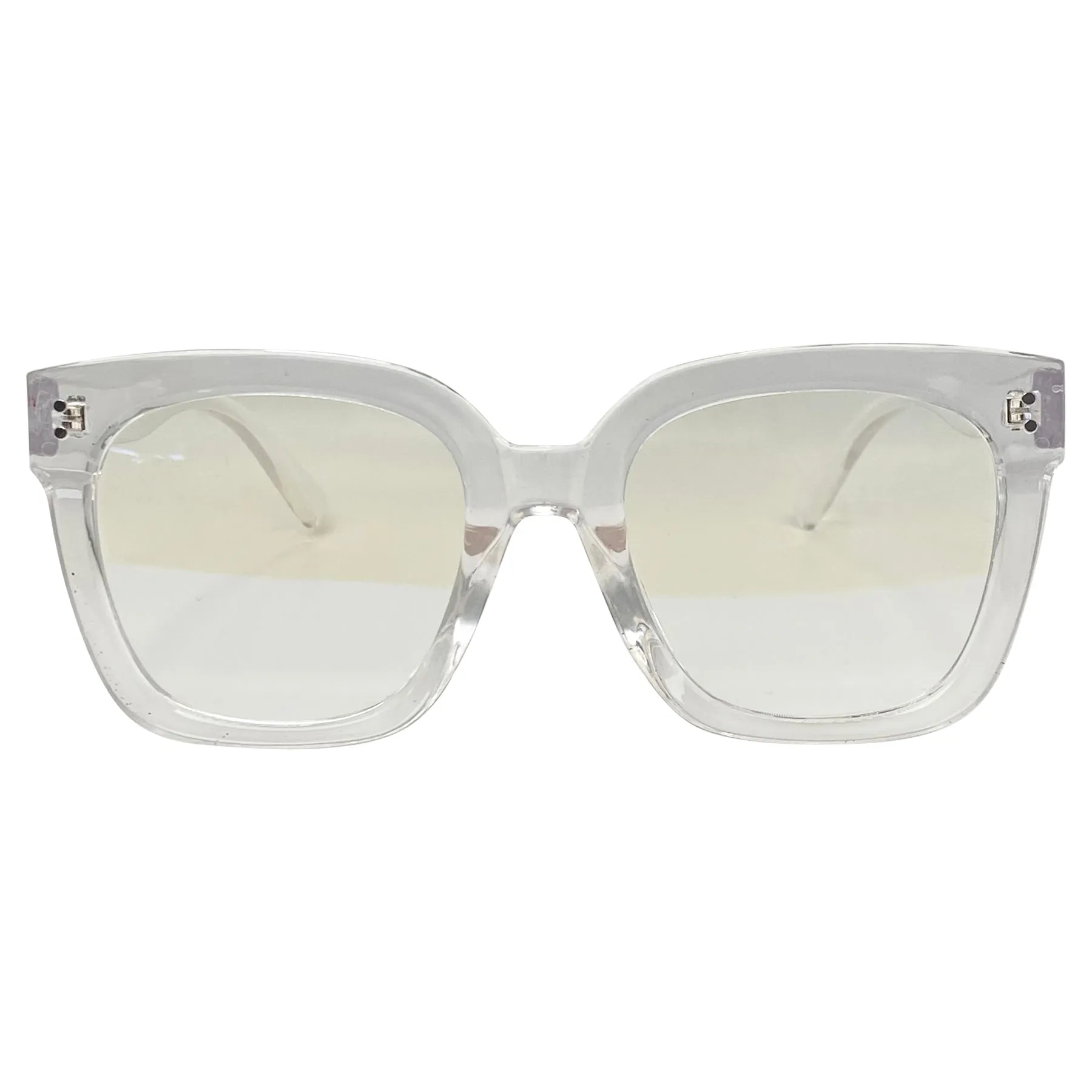 DEXTER Clear Big Chunky Glasses | Blue Light Lens
