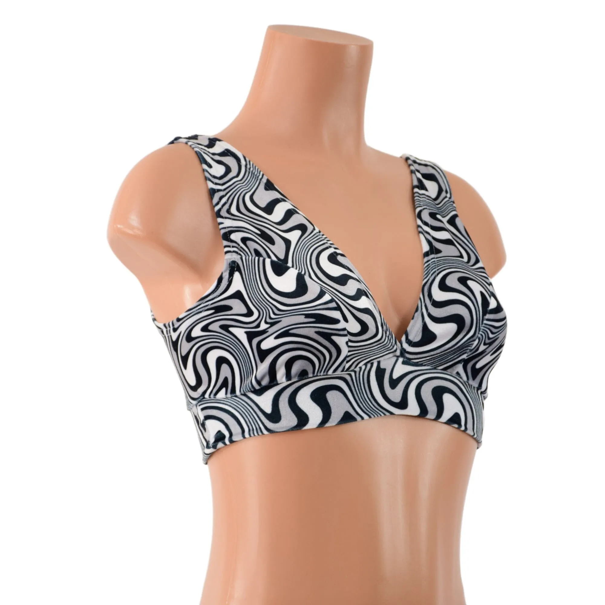 Distortion Velvet Starlette Bralette