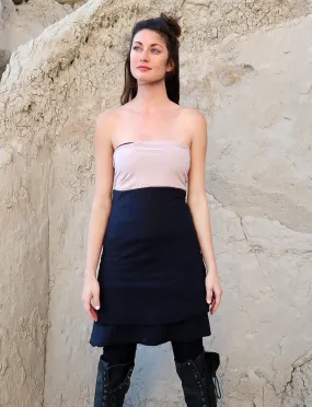 Double Layer Simplicity Short Skirt
