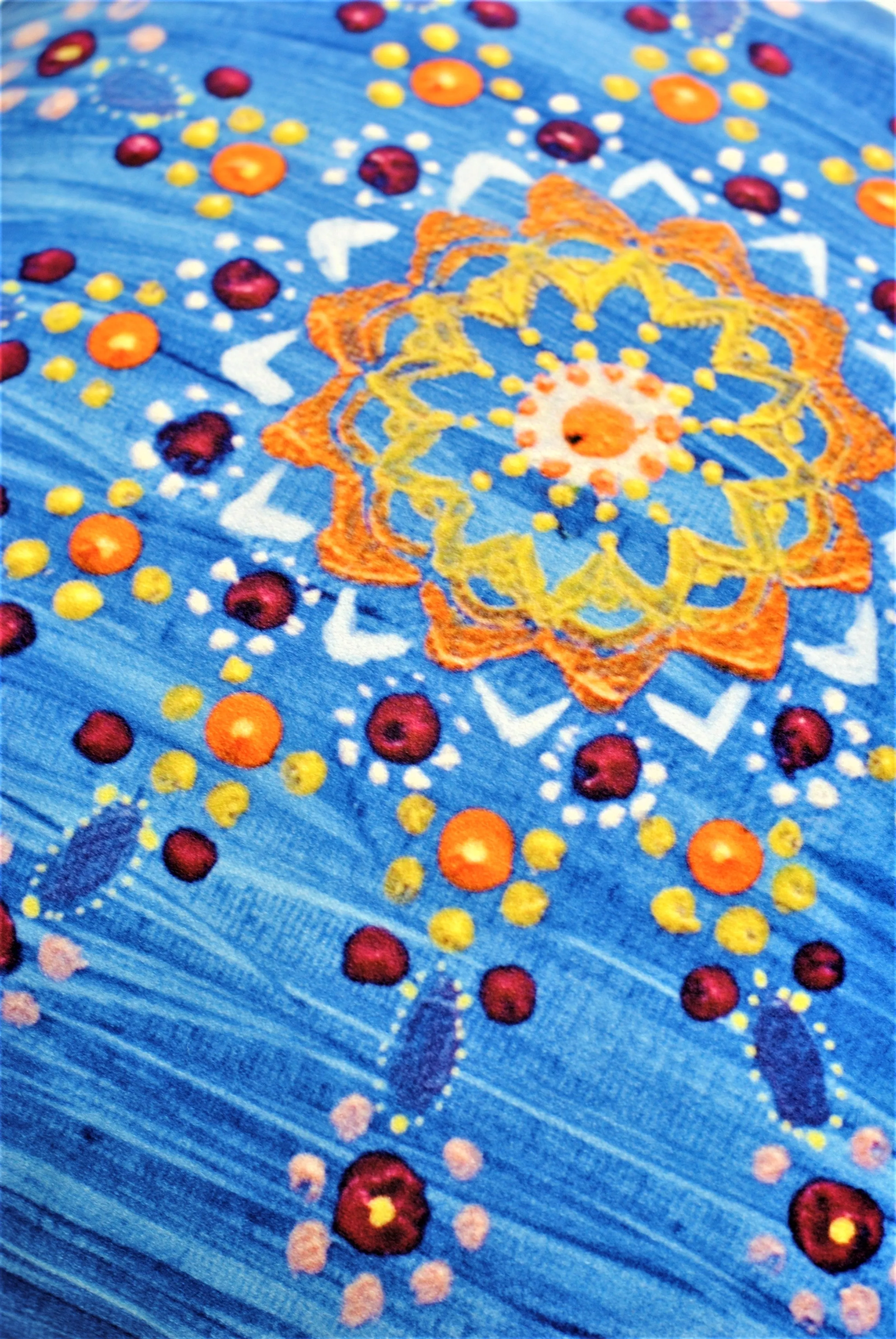 DREAM MANDALA Alesia Dot Art Decorative Throw Pillow