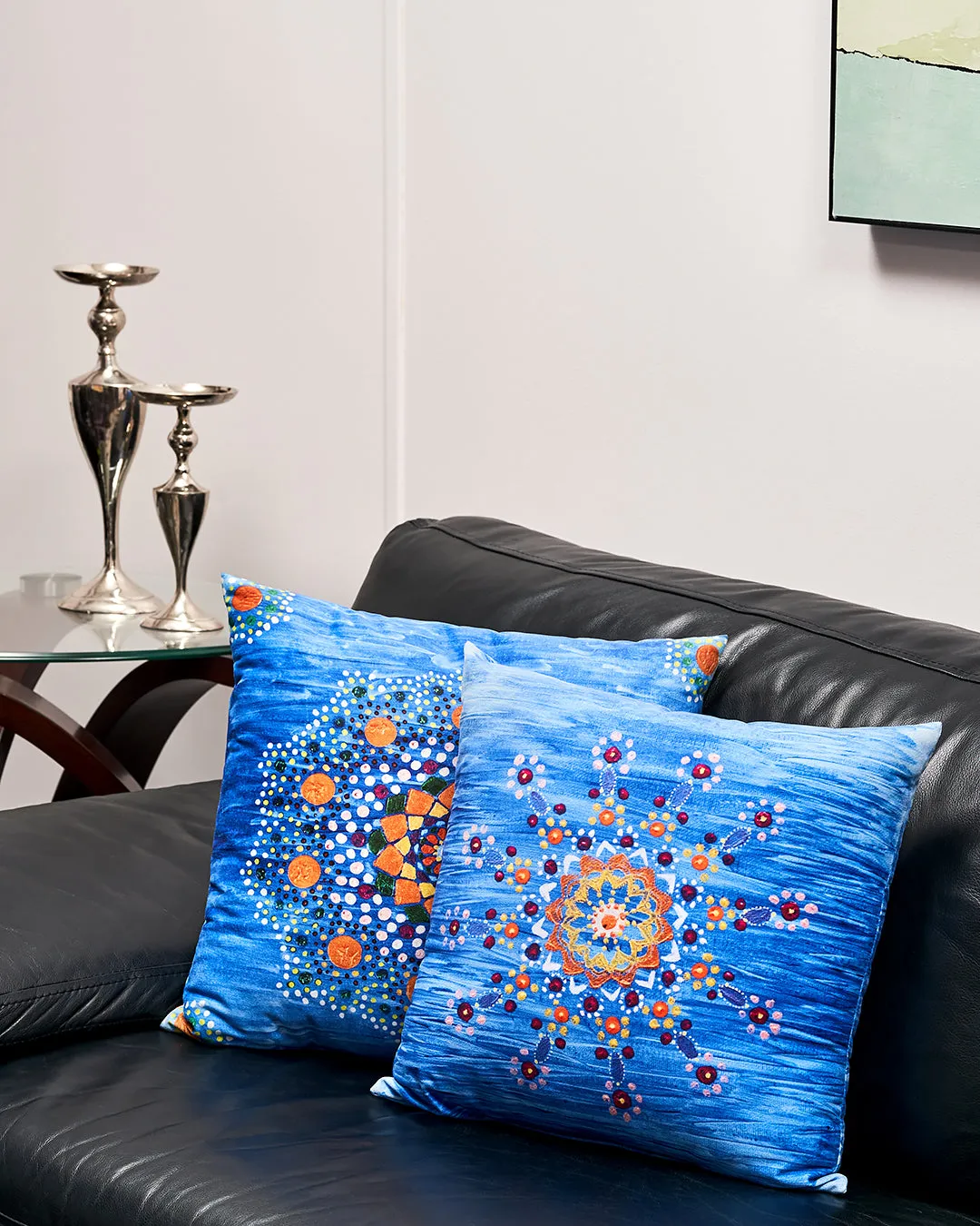 DREAM MANDALA Alesia Dot Art Decorative Throw Pillow