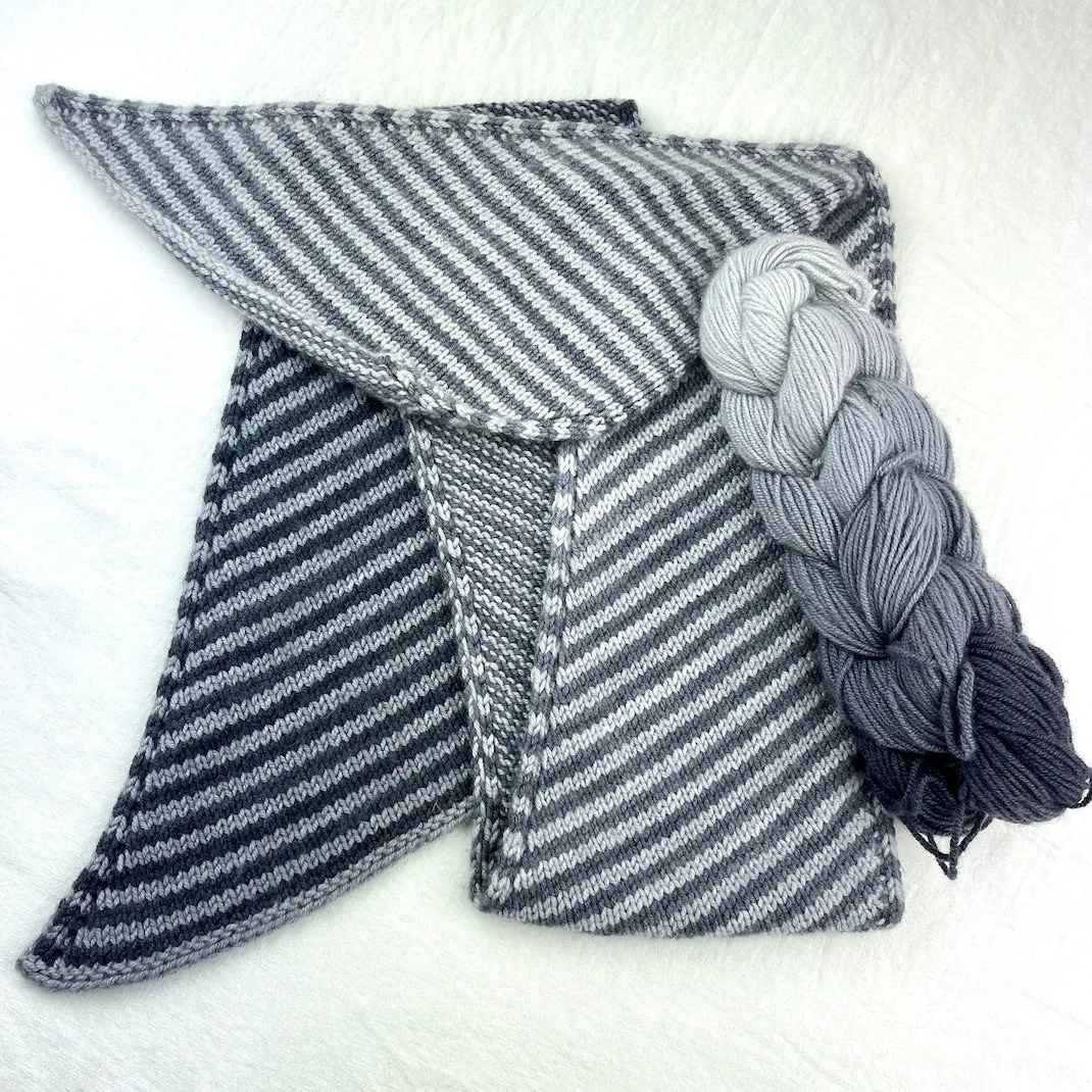 Endless Ombré Cowl/Scarf Knitting Kit | Jade Sapphire Mini Ombré Collection & Knitting Pattern