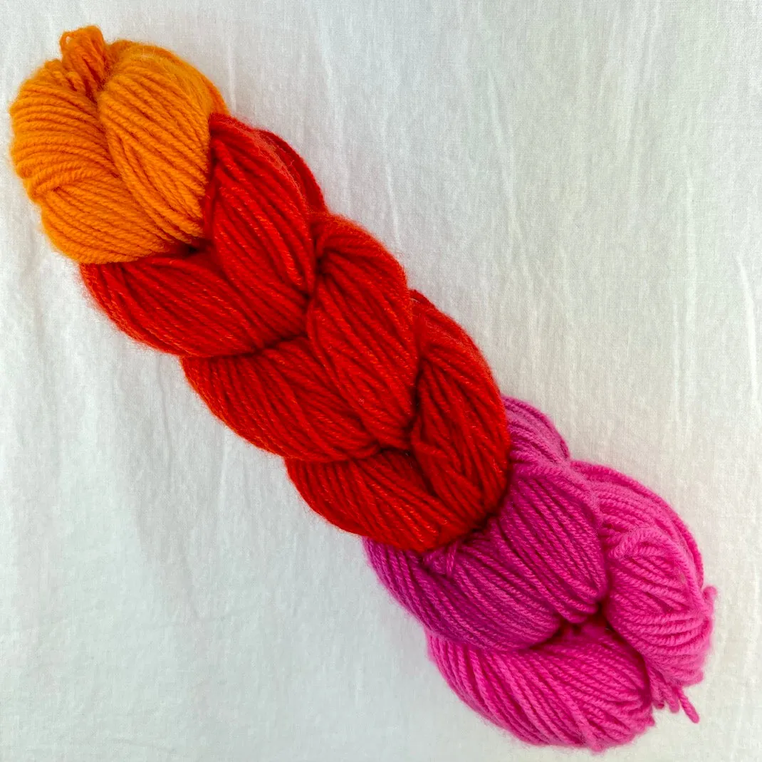 Endless Ombré Cowl/Scarf Knitting Kit | Jade Sapphire Mini Ombré Collection & Knitting Pattern