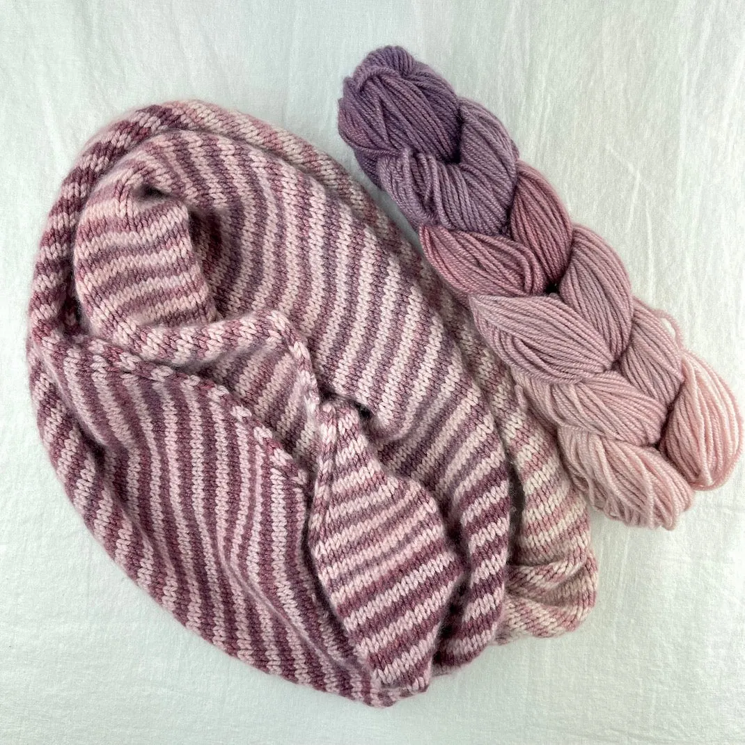 Endless Ombré Cowl/Scarf Knitting Kit | Jade Sapphire Mini Ombré Collection & Knitting Pattern