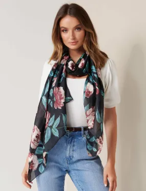Erin Floral Print Scarf