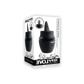 Evolved Tongue Tied Flicking Massager - Black