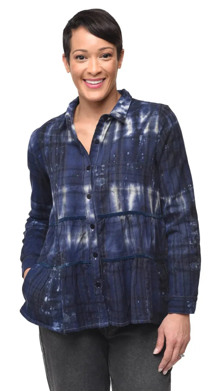 F25 Alicia Top Motherwell Flannel