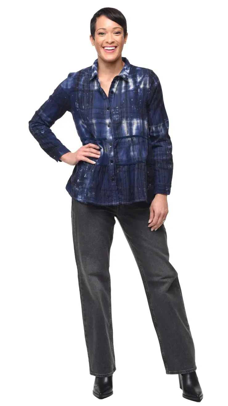 F25 Alicia Top Motherwell Flannel