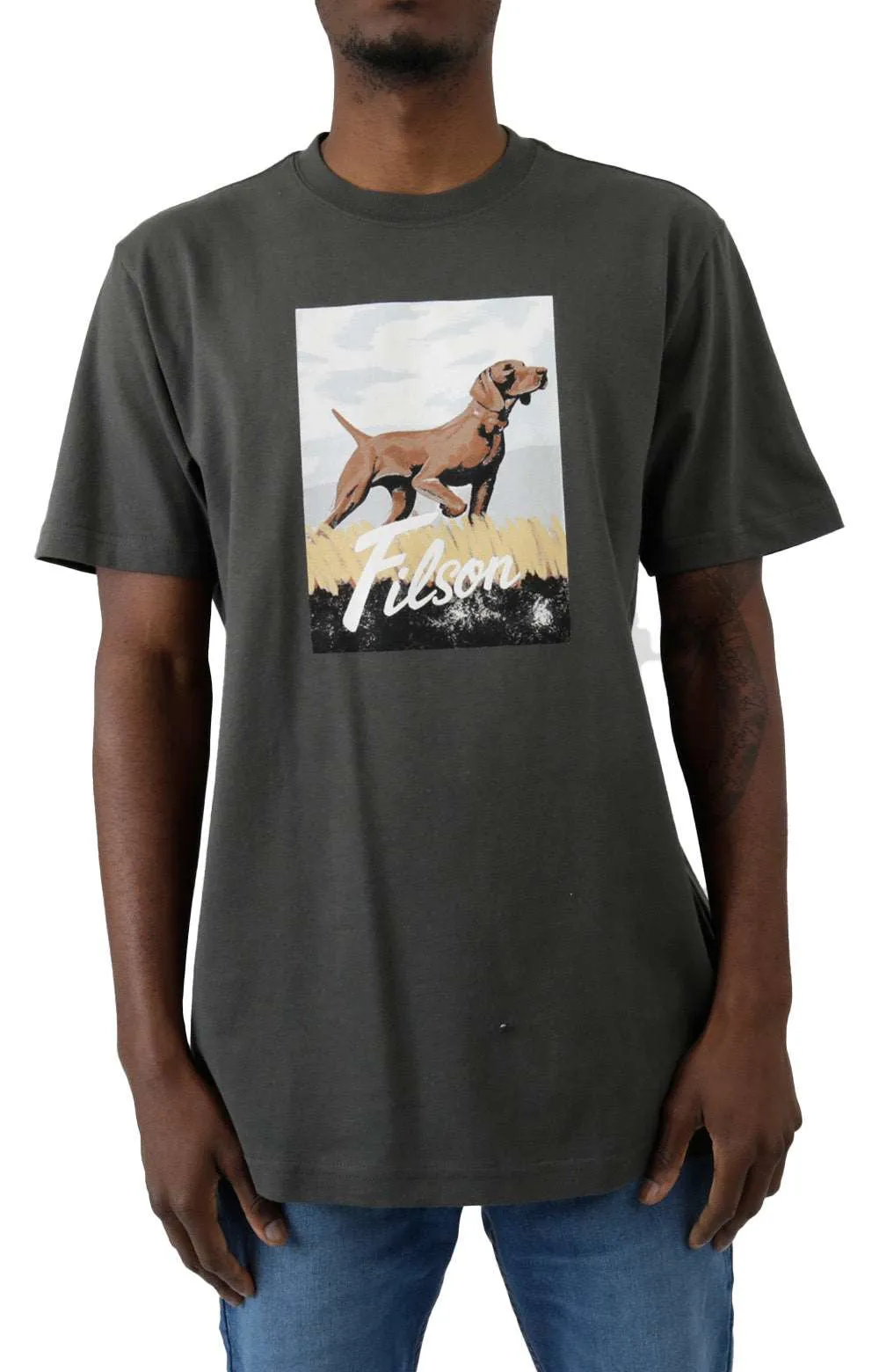 Filson Pioneer Graphic Tee - Charcoal Edition