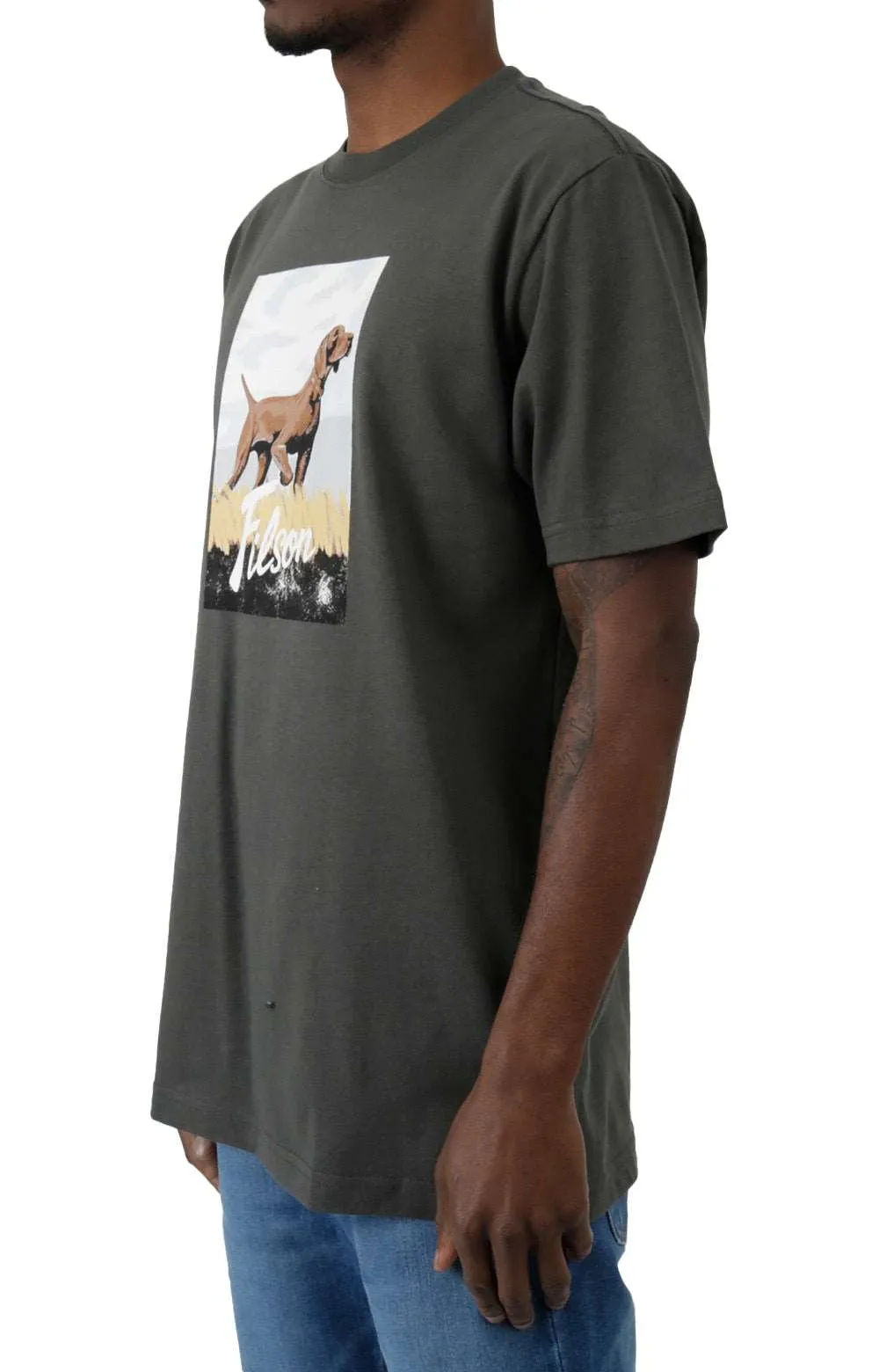 Filson Pioneer Graphic Tee - Charcoal Edition