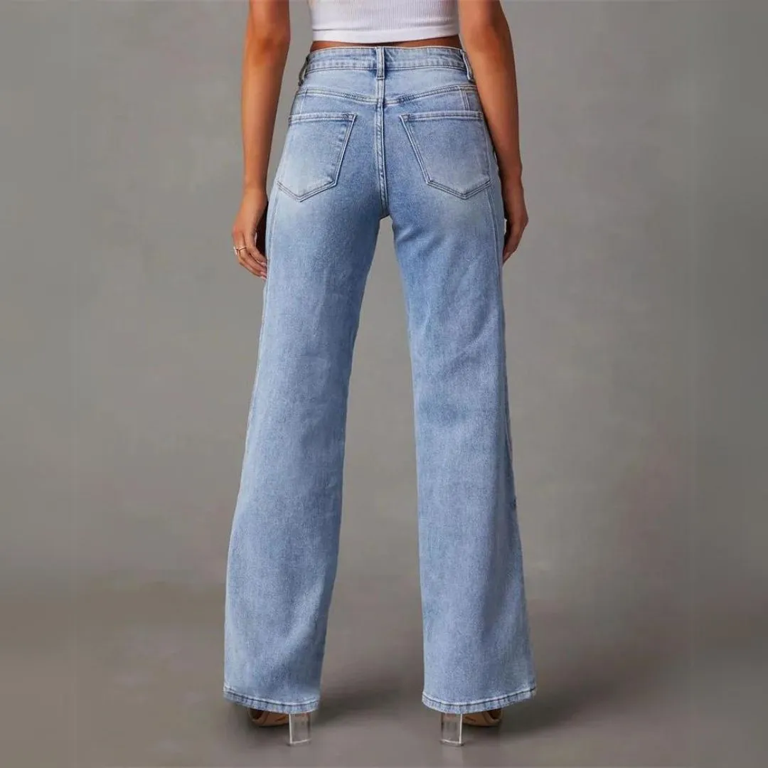 Flared Jeans voor een Tijdloze Elegantie