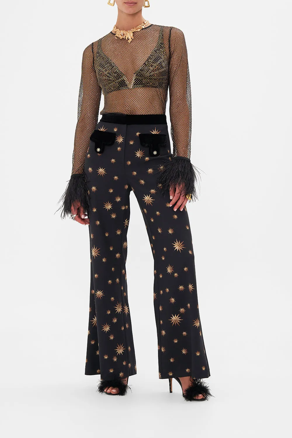 FLARED PANT WITH POCKETS SOUL OF A STAR GAZER