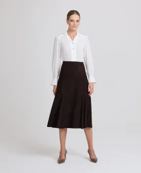 Flippy Suede Skirt
