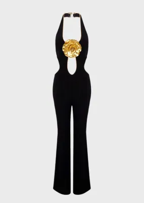 Frankie Halter Bandage Jumpsuit