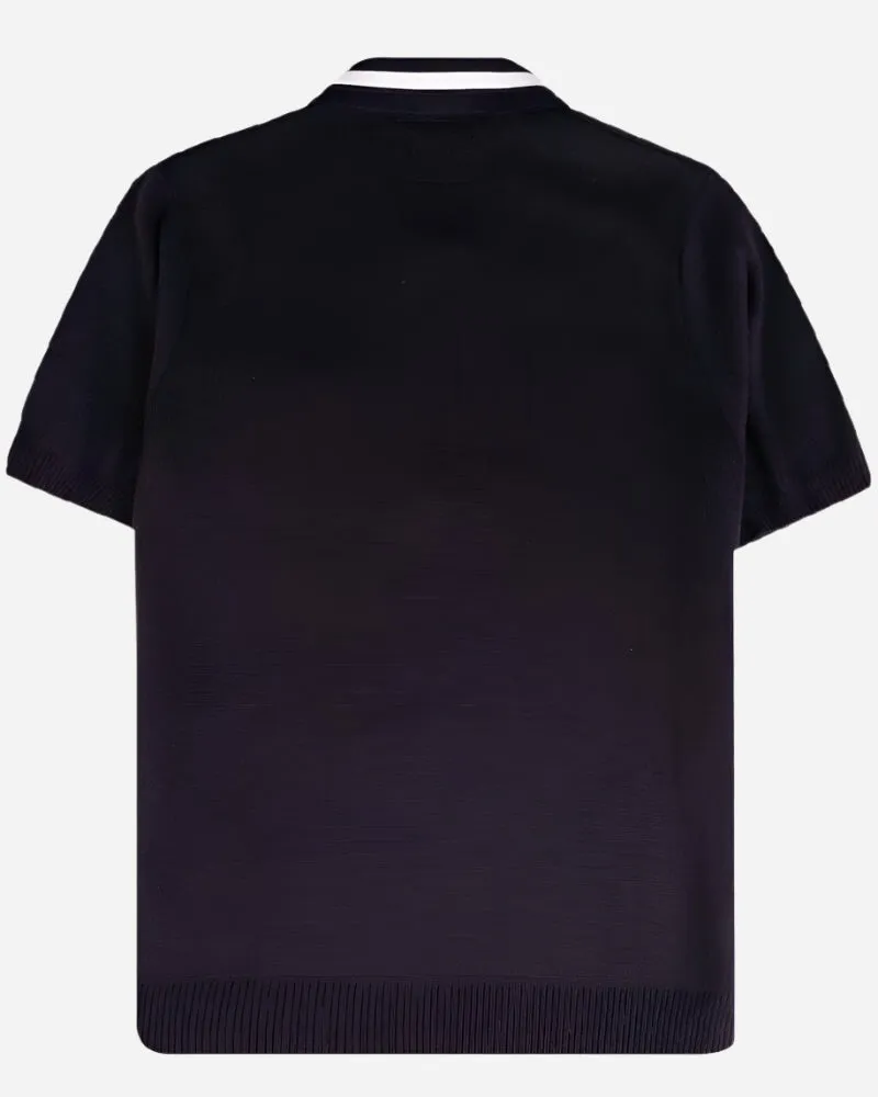 Gabicci Vintage ROBYN Zip Polo Navy