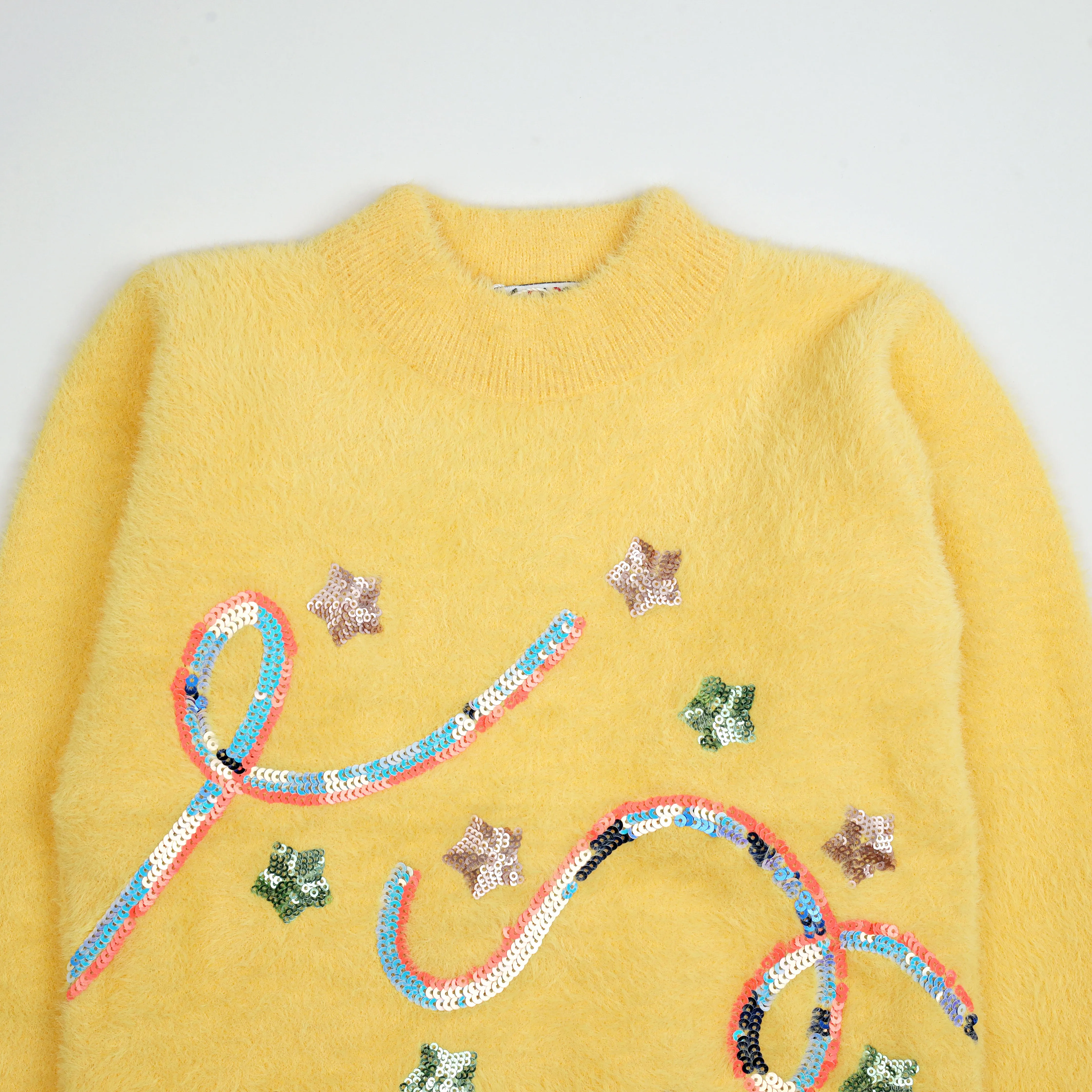Girls Pullover yellow 1252