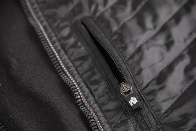 Gorilla Wear Jefferson Front Padded Jacket - Black-Grey