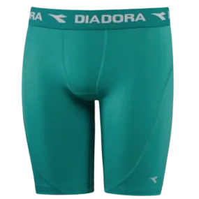 GREEN DIADORA COMPRESSION SHORT