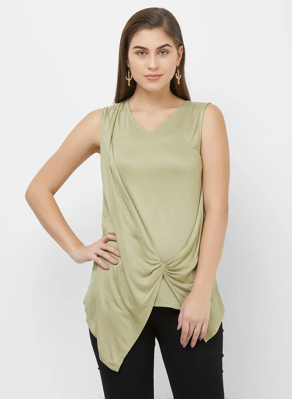 Green Solid Top