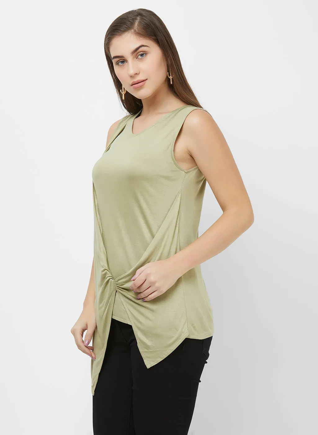 Green Solid Top