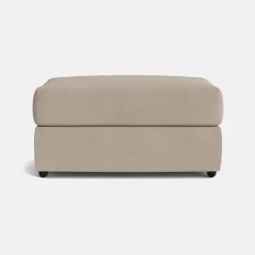 Hatton Luxe Chenille Footstool - Champagne Bliss