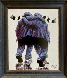 Home and Away Hand Embellished Canvas by Alexander Millar