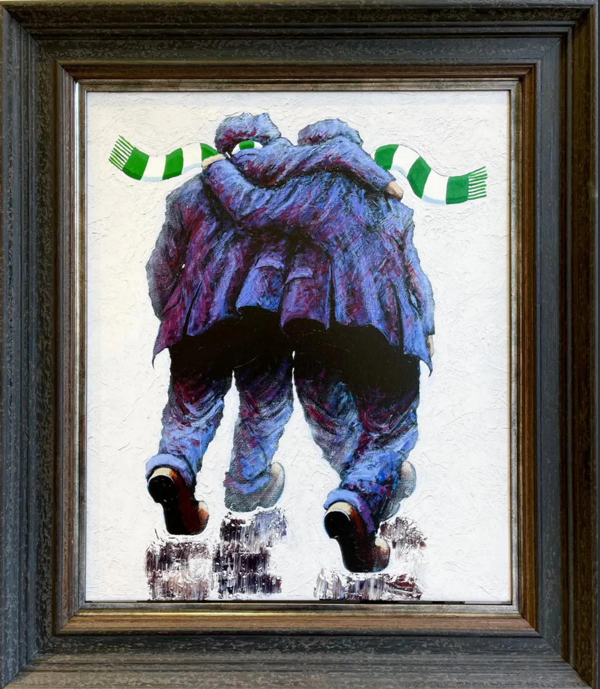 Home and Away Hand Embellished Canvas by Alexander Millar