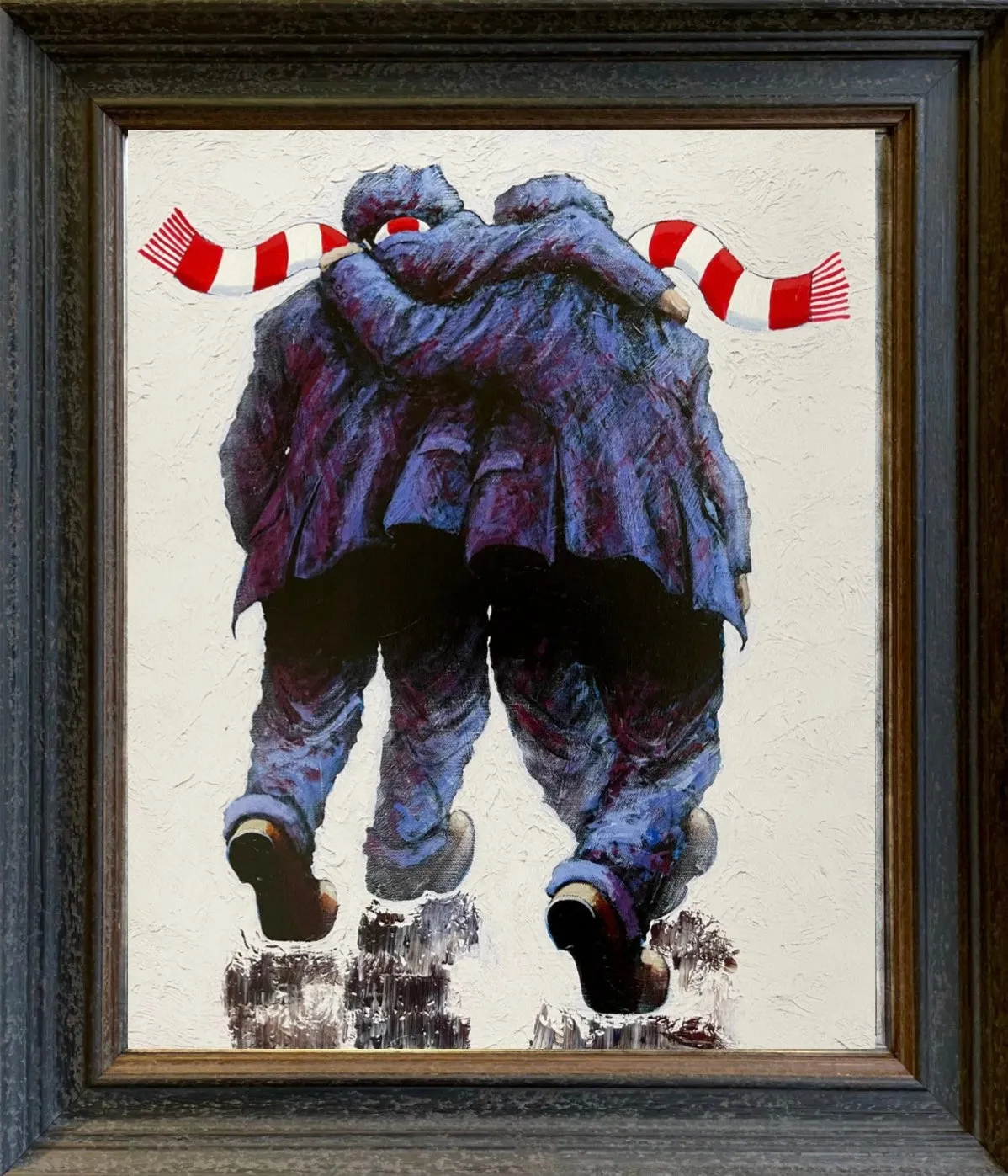 Home and Away Hand Embellished Canvas by Alexander Millar