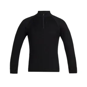 Icebreaker Kids 260 Tech LS Half Zip - Black