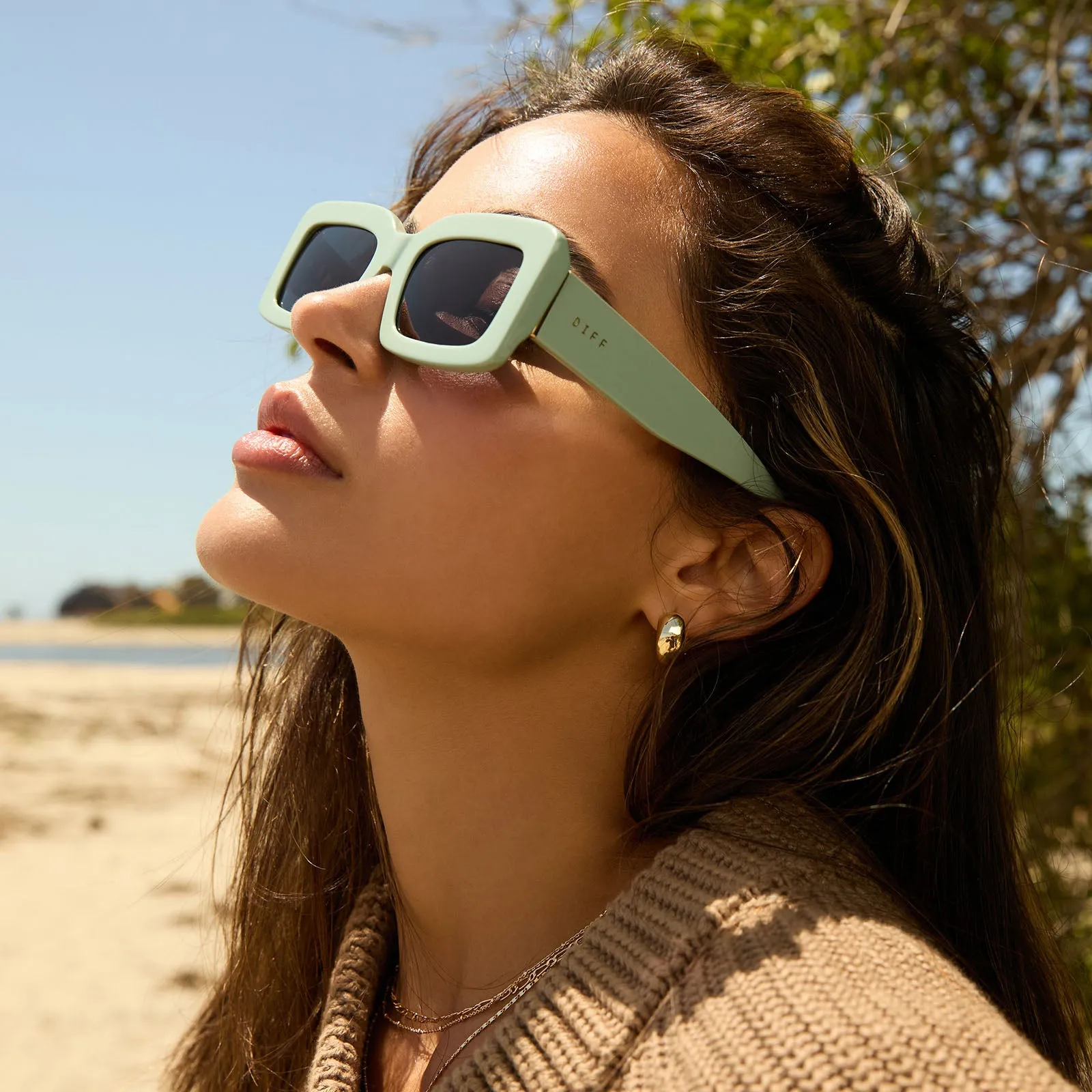 INDY - STEEL TEAL   GREY   POLARIZED SUNGLASSES