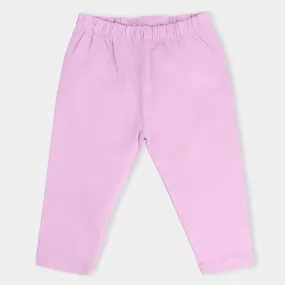 Infant Girls Lycra Jersey Basic Tights-Tulip