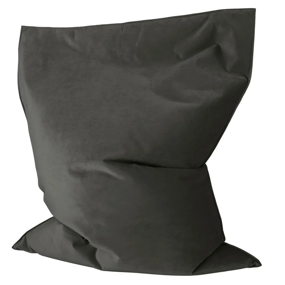 Junior Children's Beanbag 2-14 yr - Velvet Graphite Grey