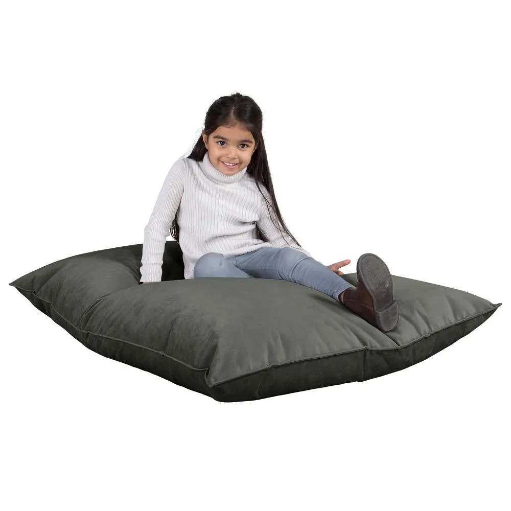 Junior Children's Beanbag 2-14 yr - Velvet Graphite Grey