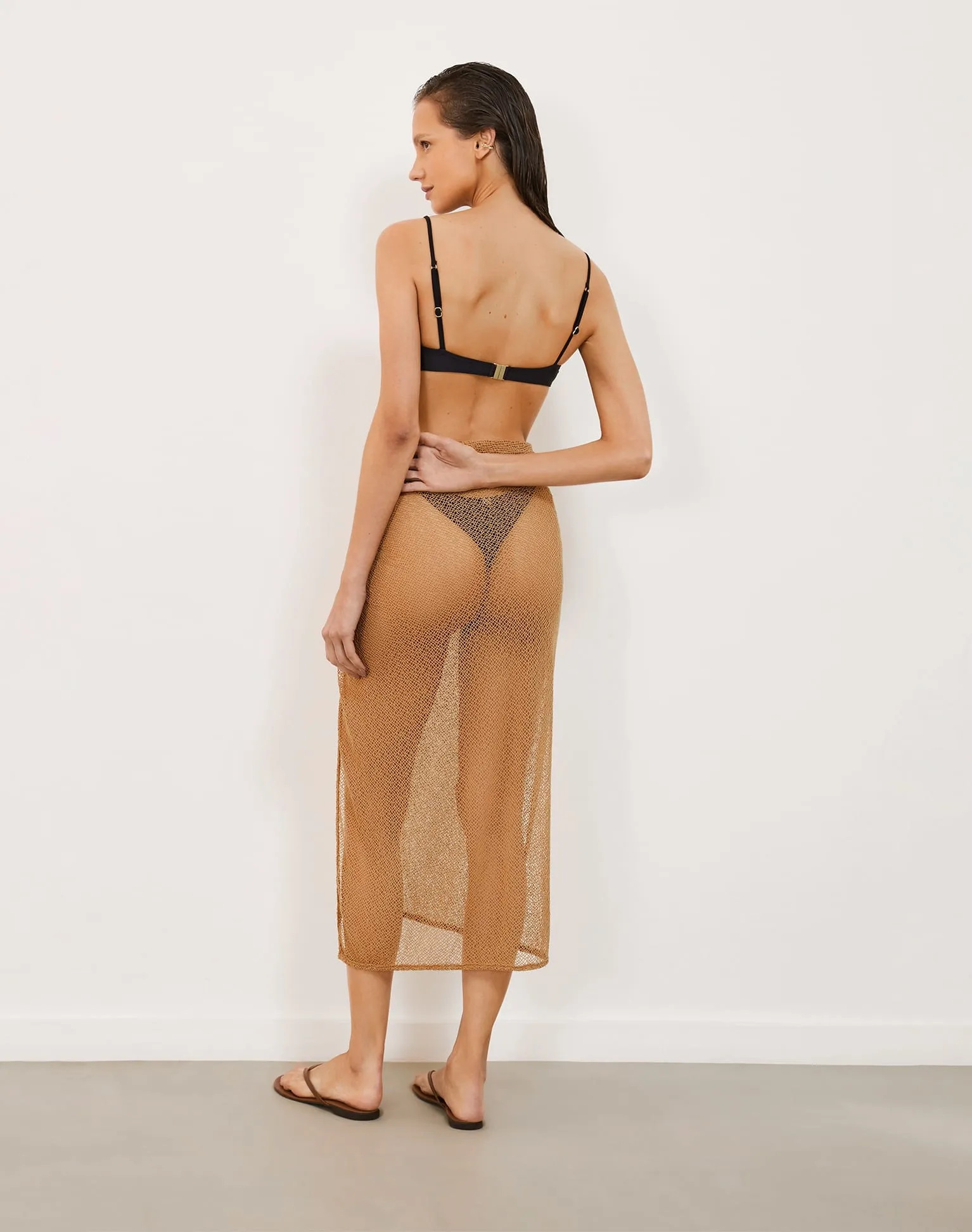 Karen Midi Skirt - Dark Desert