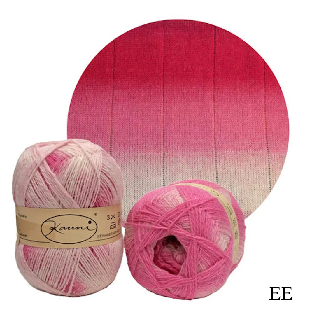 Kauni Effektgarn Garter Stitch Scarf Knitting Kit | Kauni Effektgarn & Knitting Pattern (#245)