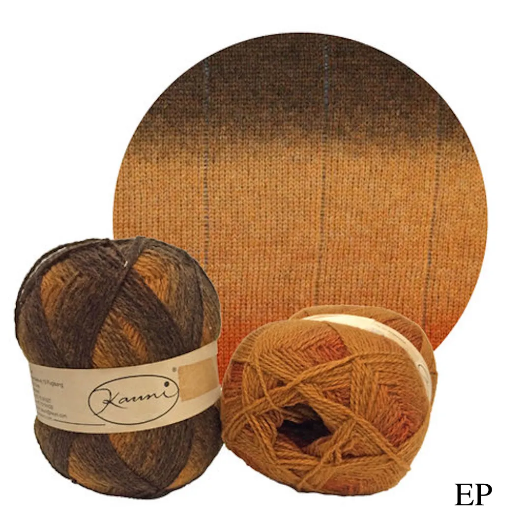 Kauni Effektgarn Garter Stitch Scarf Knitting Kit | Kauni Effektgarn & Knitting Pattern (#245)