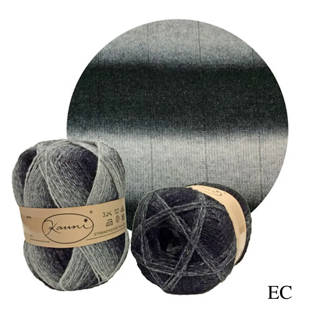 Kauni Effektgarn Garter Stitch Scarf Knitting Kit | Kauni Effektgarn & Knitting Pattern (#245)
