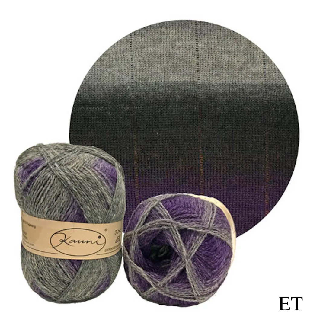 Kauni Effektgarn Garter Stitch Scarf Knitting Kit | Kauni Effektgarn & Knitting Pattern (#245)