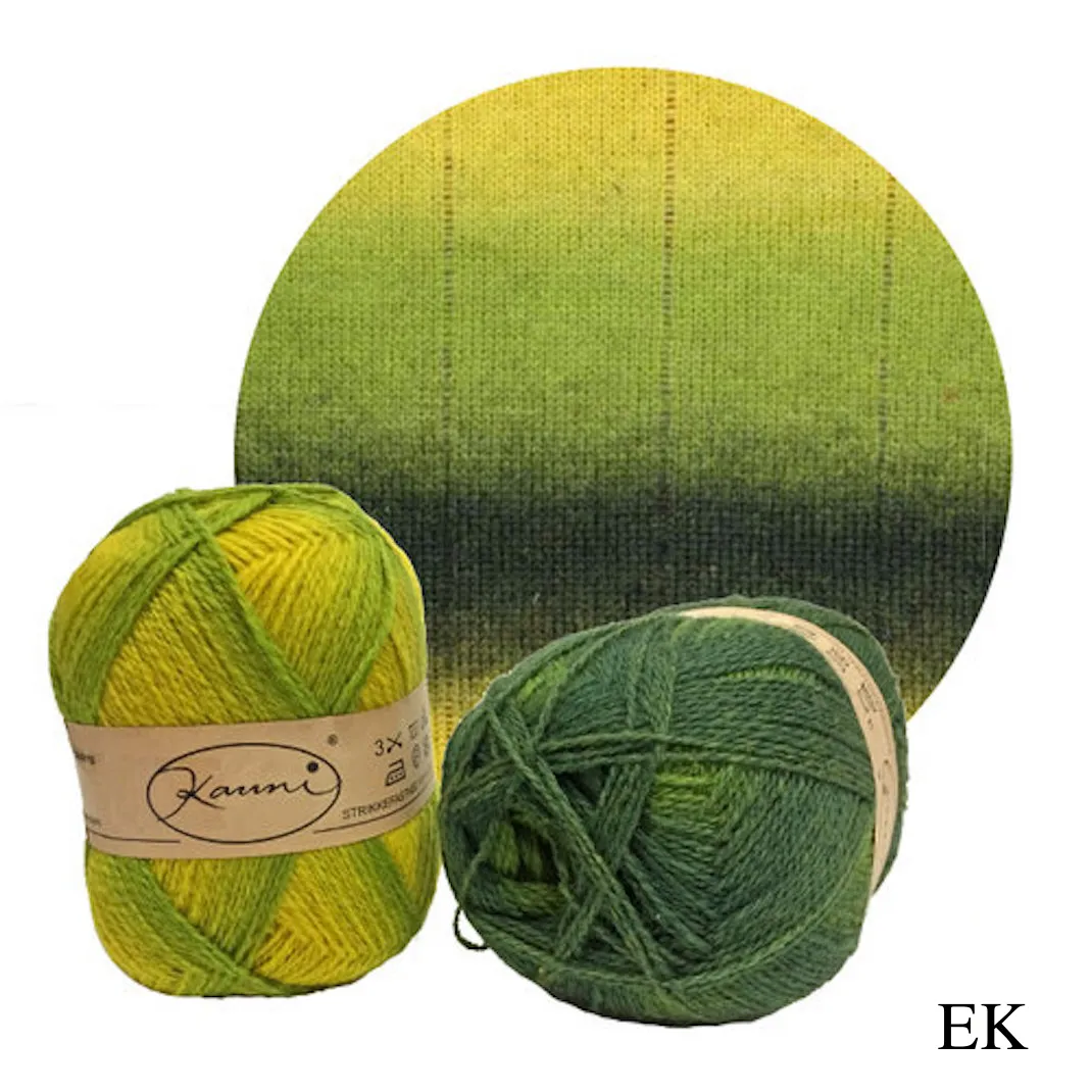 Kauni Effektgarn Garter Stitch Scarf Knitting Kit | Kauni Effektgarn & Knitting Pattern (#245)