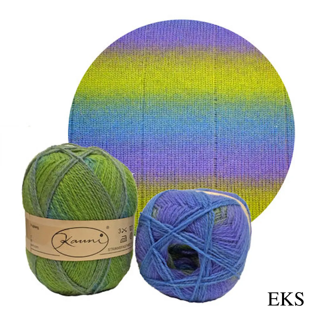 Kauni Effektgarn Garter Stitch Scarf Knitting Kit | Kauni Effektgarn & Knitting Pattern (#245)