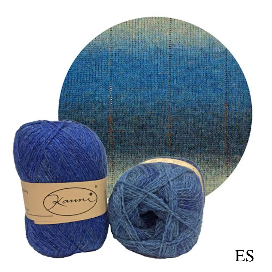 Kauni Effektgarn Garter Stitch Scarf Knitting Kit | Kauni Effektgarn & Knitting Pattern (#245)
