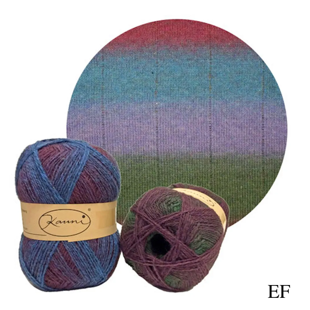 Kauni Effektgarn Garter Stitch Scarf Knitting Kit | Kauni Effektgarn & Knitting Pattern (#245)