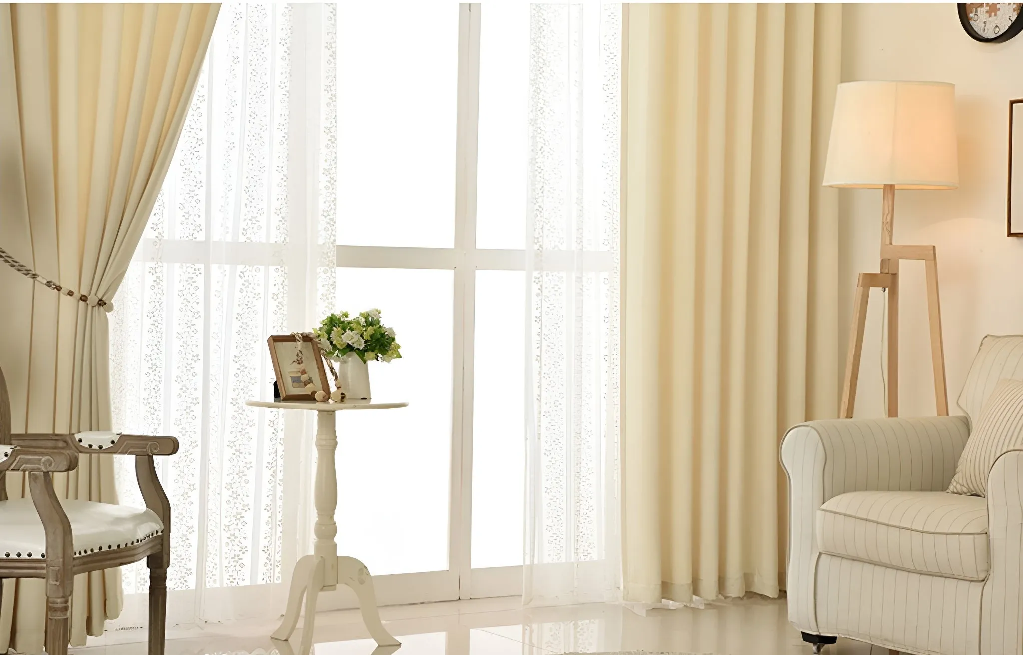 Kenley Two-Layer Room-Darkening Blackout Custom Curtain