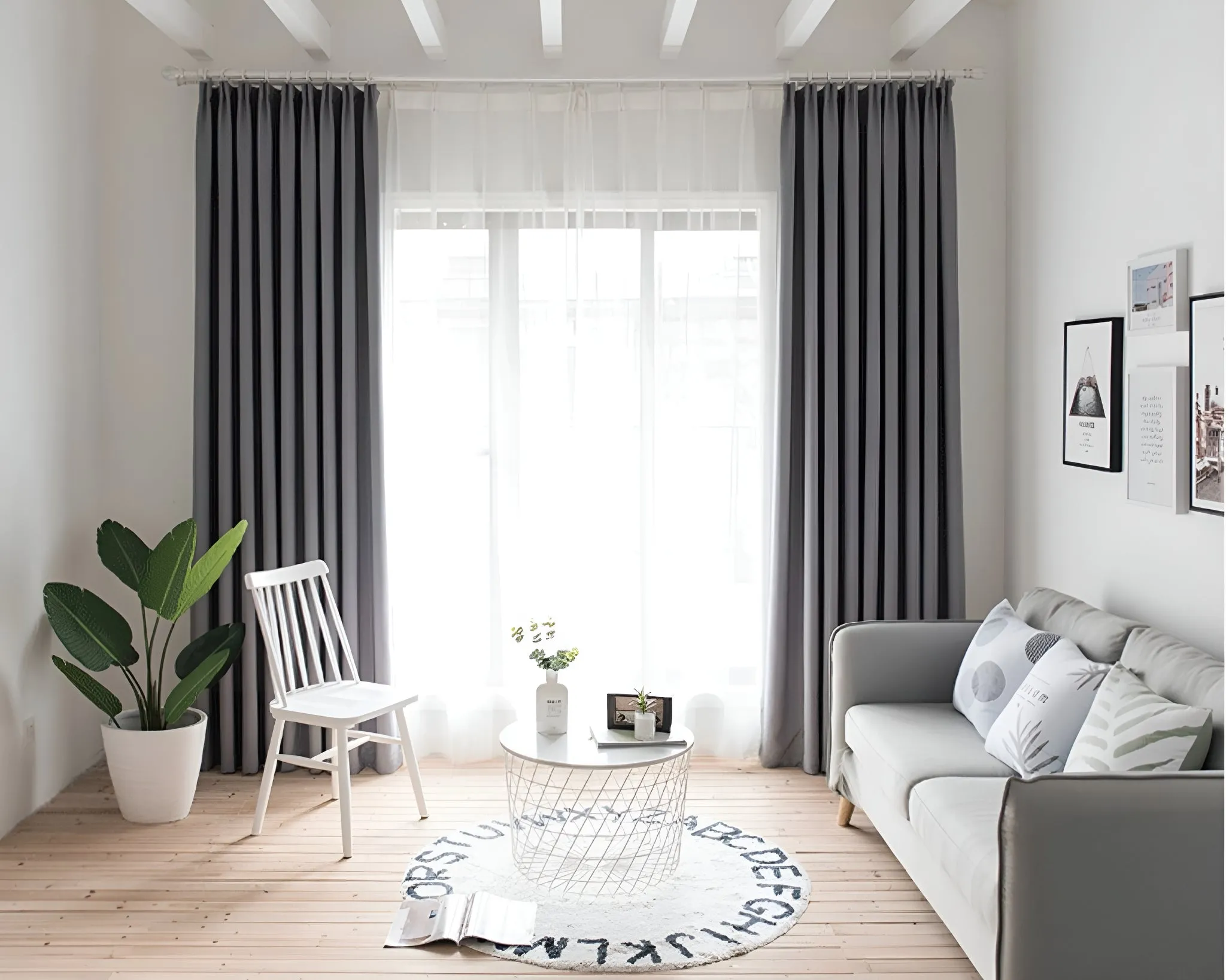 Kenley Two-Layer Room-Darkening Blackout Custom Curtain