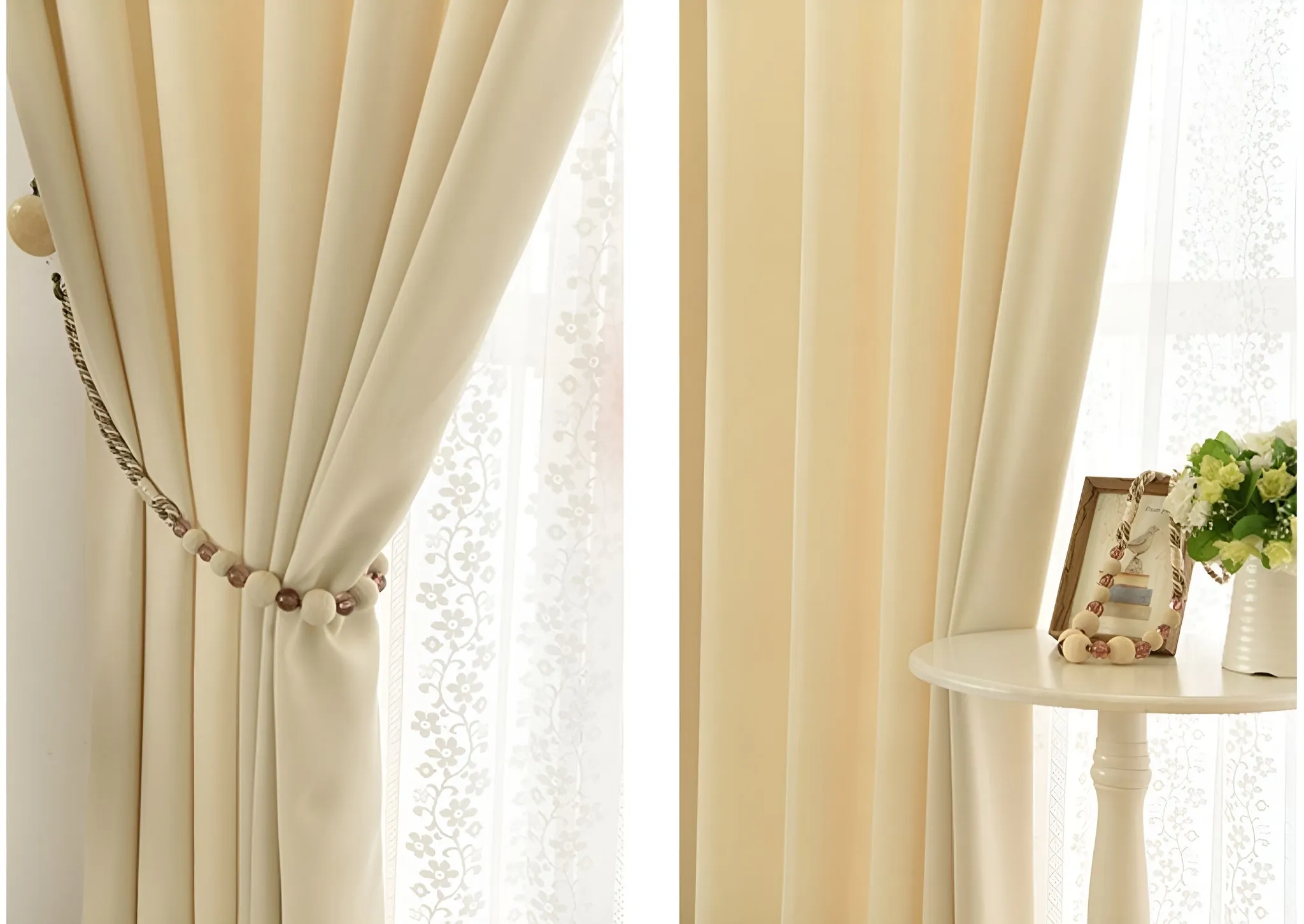 Kenley Two-Layer Room-Darkening Blackout Custom Curtain