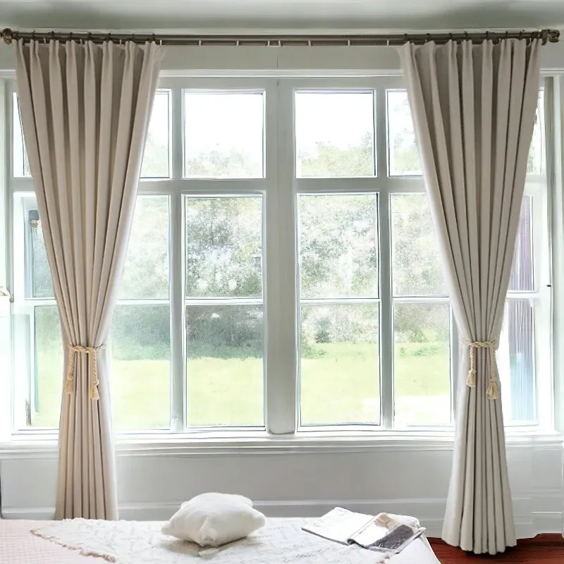 Kenley Two-Layer Room-Darkening Blackout Custom Curtain
