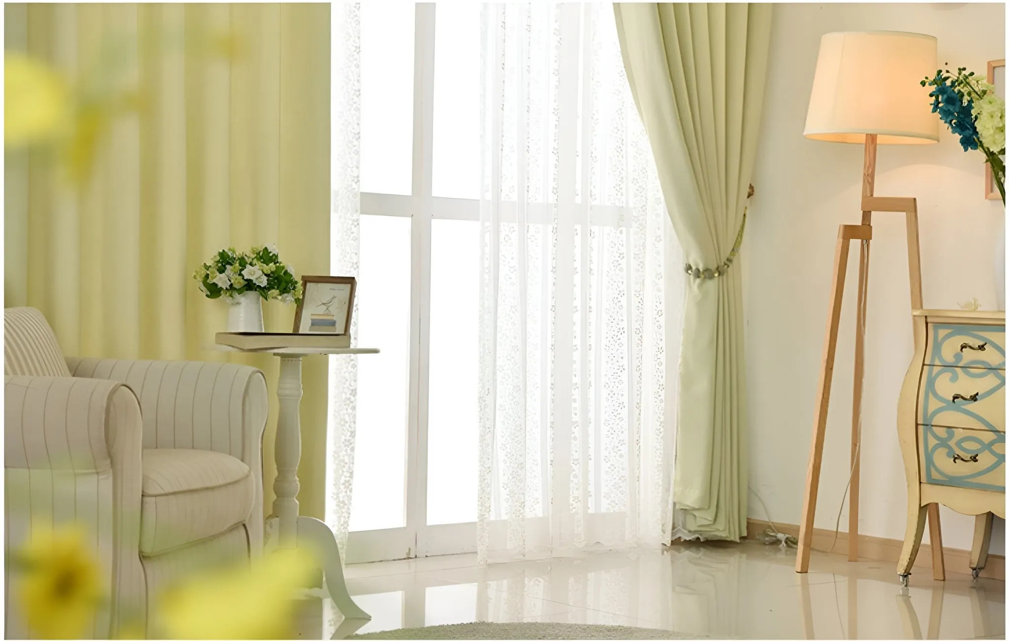 Kenley Two-Layer Room-Darkening Blackout Custom Curtain
