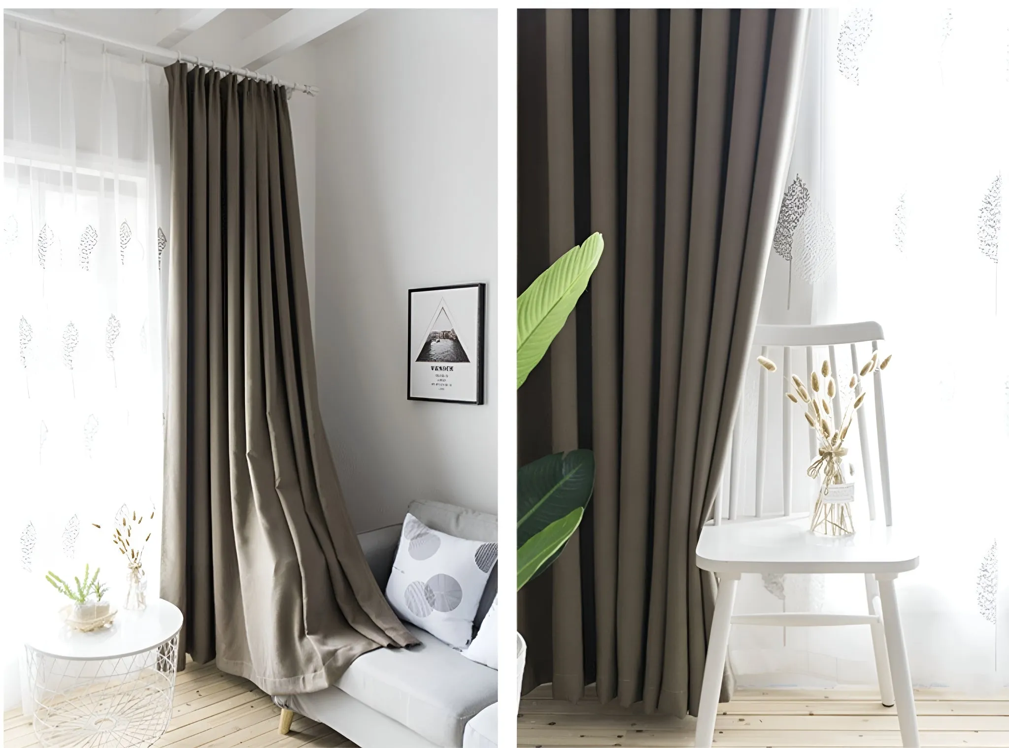 Kenley Two-Layer Room-Darkening Blackout Custom Curtain