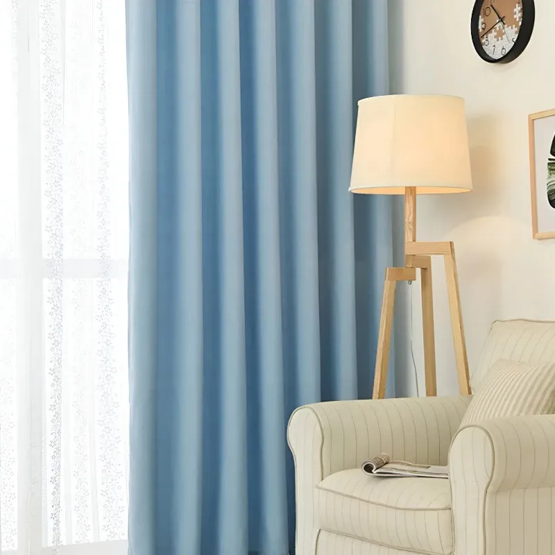Kenley Two-Layer Room-Darkening Blackout Custom Curtain