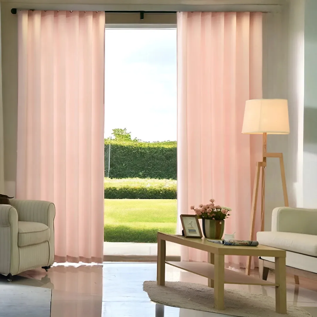 Kenley Two-Layer Room-Darkening Blackout Custom Curtain